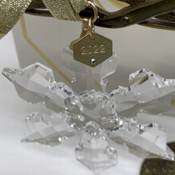 NEW Authentic Swarovski Brand 5615387 Ice Snowflake Annual Edition 2022 Ornament - Picture 4 of 6